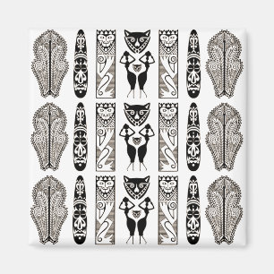 African Pattern Magnet