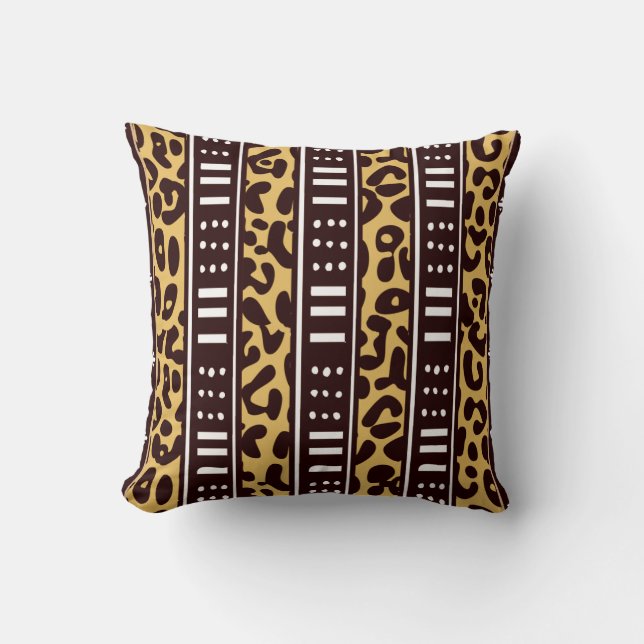 African Pattern Mix Cushion (Front)