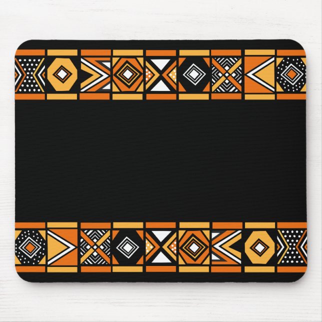 African pattern mouse mat (Front)