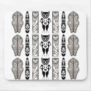 African Pattern Mouse Mat