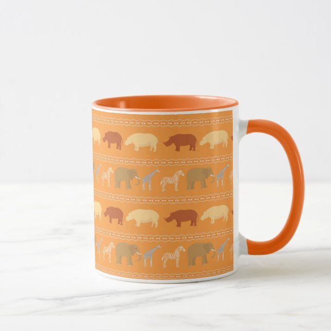 African pattern mug (Right)