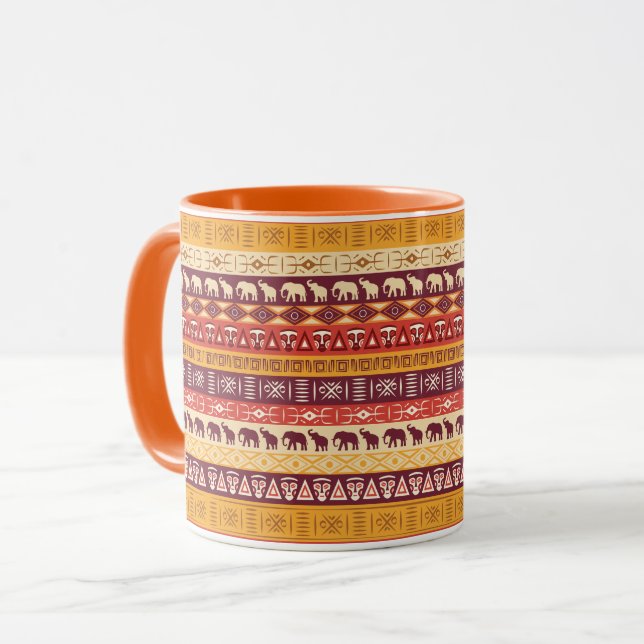 African Pattern Mug (Front Left)