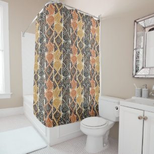 African Pattern Shower Curtain