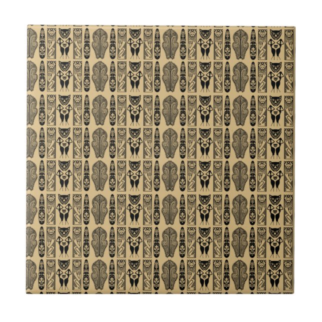 African Pattern Tile (Front)
