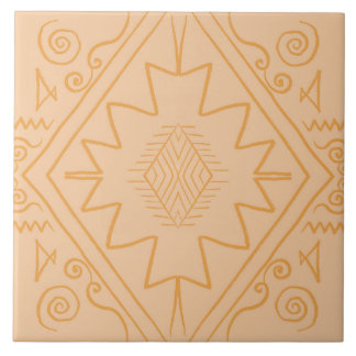 african pattern tile