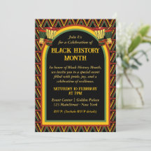 African Patterns Black History Month Celebration