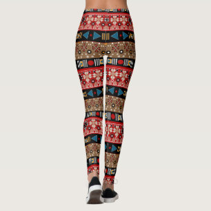 African patterns, oriental pattern  leggings
