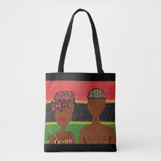African Peace & Love Canvas Bag