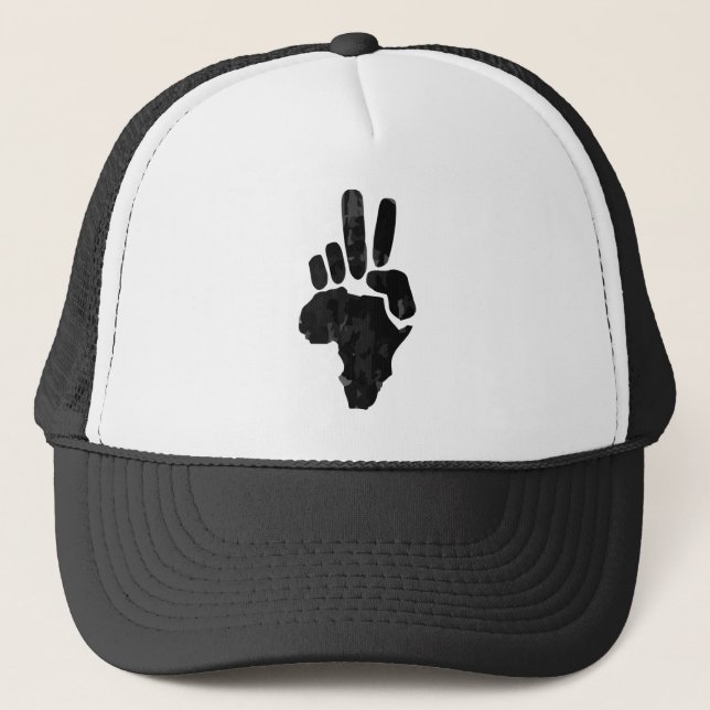 African Peace Trucker Hat (Front)