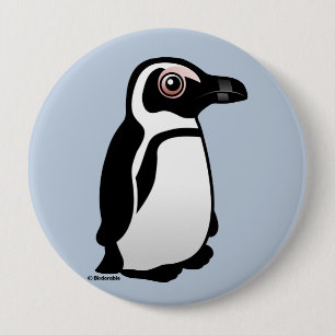 African Penguin 10 Cm Round Badge