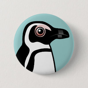African Penguin 6 Cm Round Badge