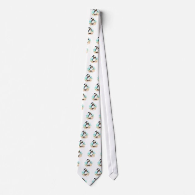 African Penguin on a Beach Tie (Front)