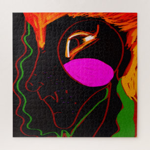 African Phoenix Rising Jigsaw Puzzle