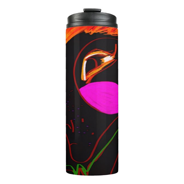 African Phoenix Rising  Thermal Tumbler (Front)