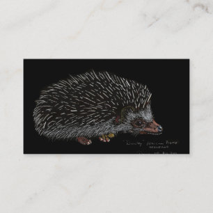 AFRICAN PIGMY HEDGEHOG BUSINESS CARD
