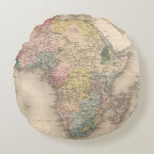 African Politics Round Cushion