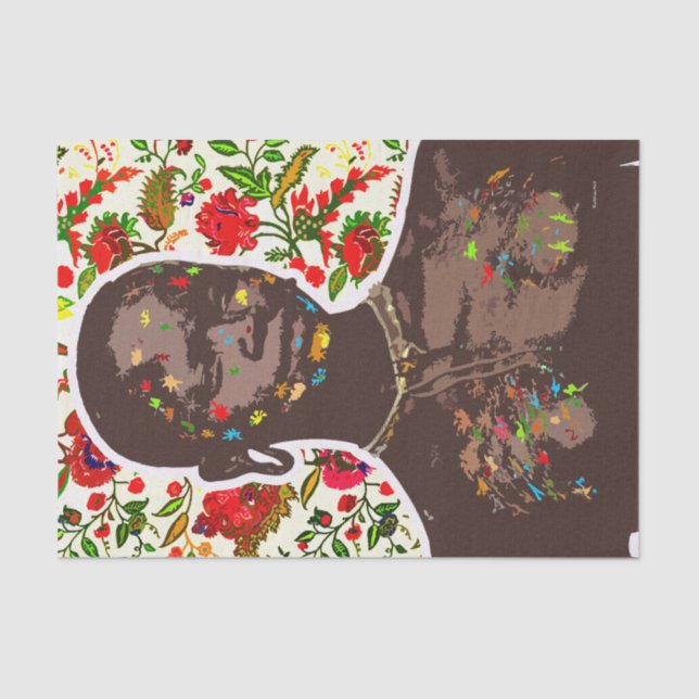 African Pop Art Tissue Paper (Front)