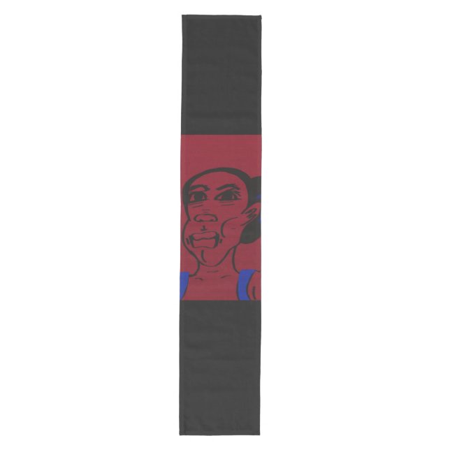 African Portrait Medium Table Runner (Front)