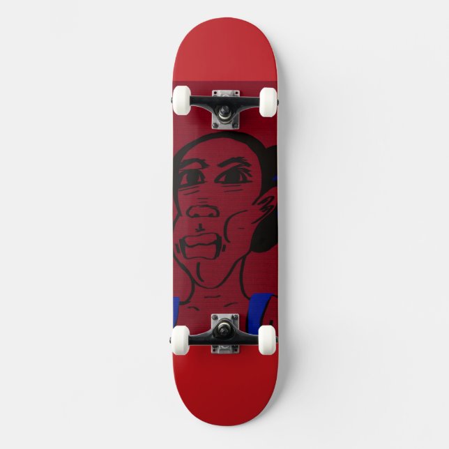 African Portrait Skateboard (Front)