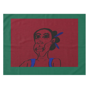 African Portrait Tablecloth
