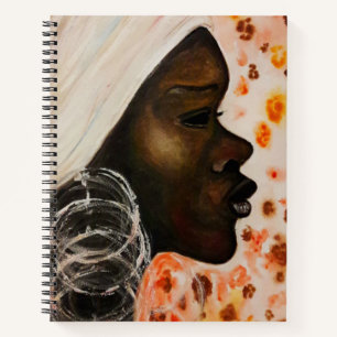 African Pretty Woman Notebook