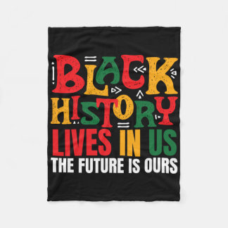 African Pride Juneteenth Black History Month _3 Fleece Blanket