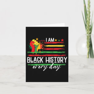 African Pride Juneteenth Black History Month Card