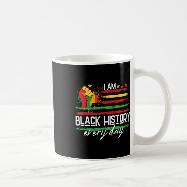 African Pride Juneteenth Black History Month  Coffee Mug (Right)