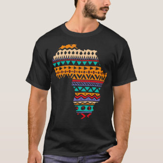 African Pride Traditional Dashiki Pattern Art Afri T-Shirt
