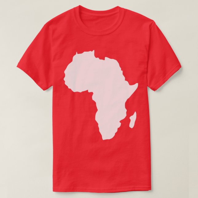 African pride with Africa Map 1 T-Shirt (Design Front)