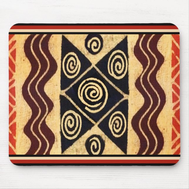 African Primordial Decor Mouse Mat (Front)