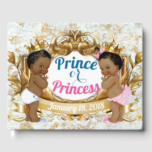 African Prince or Princess Gender Reveal Guestbook