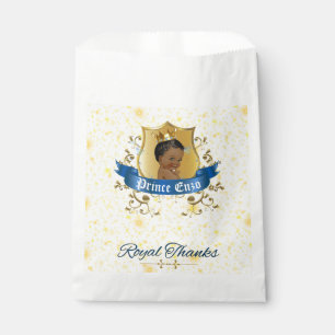 African Prince Royal Blue and Gold Elegant Favour Bags