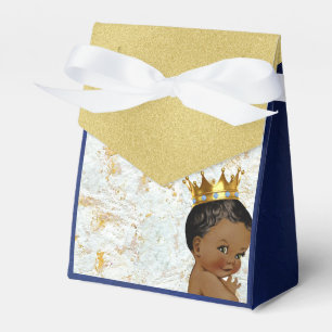 African Prince Royal Blue Gold Elegant Favour Box