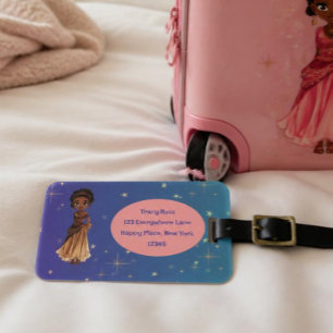 African princess luggage tag