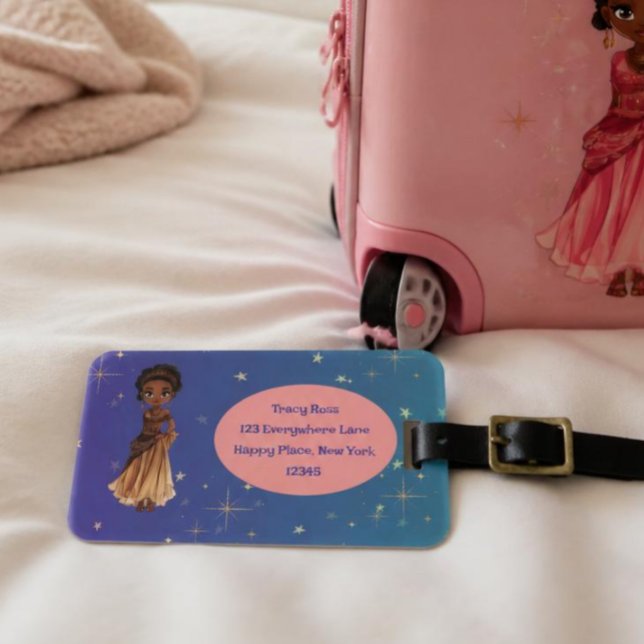 African princess luggage tag (Creator Uploaded)