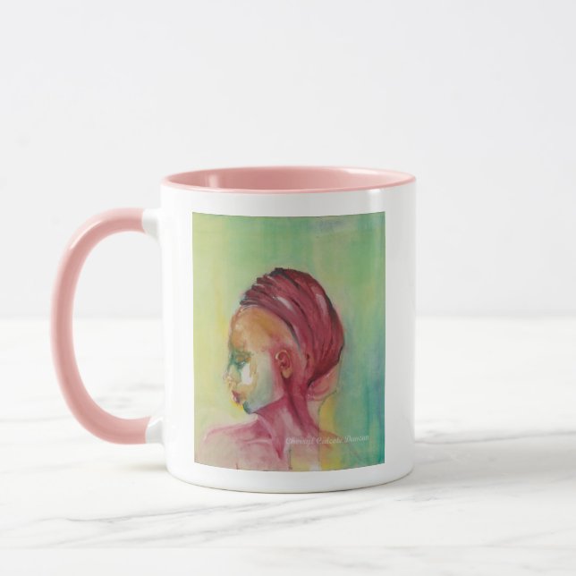 African Princess mug for coffee, hot chocolate (Left)
