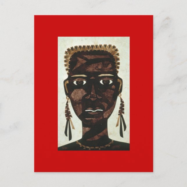 African,Princess Postcard (Front)