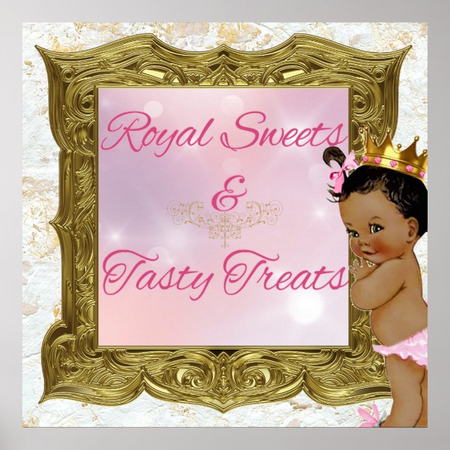 African Princess Royal Sweets Pink Sign (Front)
