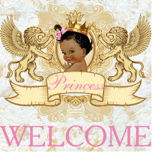 African Princess Royal Welcome Photo Statue Standing Photo Sculpture