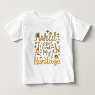 African Print Baby Bib – Proud of My Roots T-Shirt