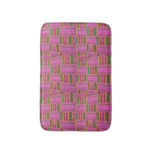 African Print Bath Mat