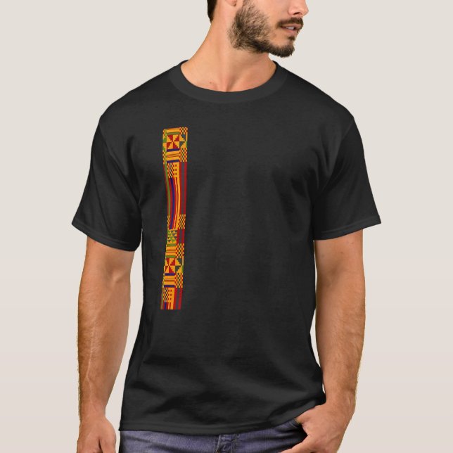 African Print Dashiki Traditional African Kente Cl T-Shirt (Front)