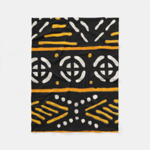 African Print Fleece Blanket