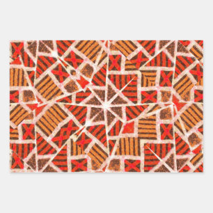 African Print Gift Wrapping Paper