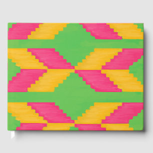 African Print Guest Book