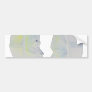 African Print Hakuna Matata Design Bumper Sticker