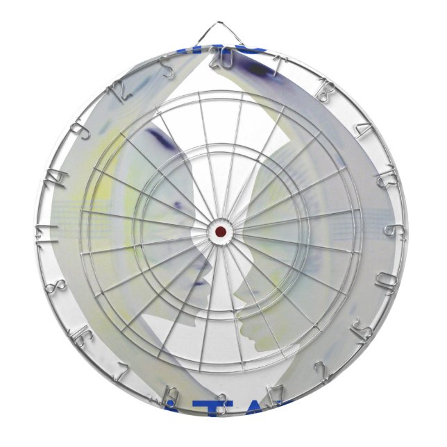 African Print Hakuna Matata Design Dartboard (Front)