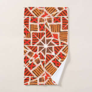 African Print Hand Towel