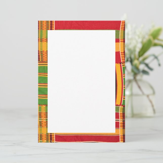 African Print Invitations & Announcements (Standing Front)